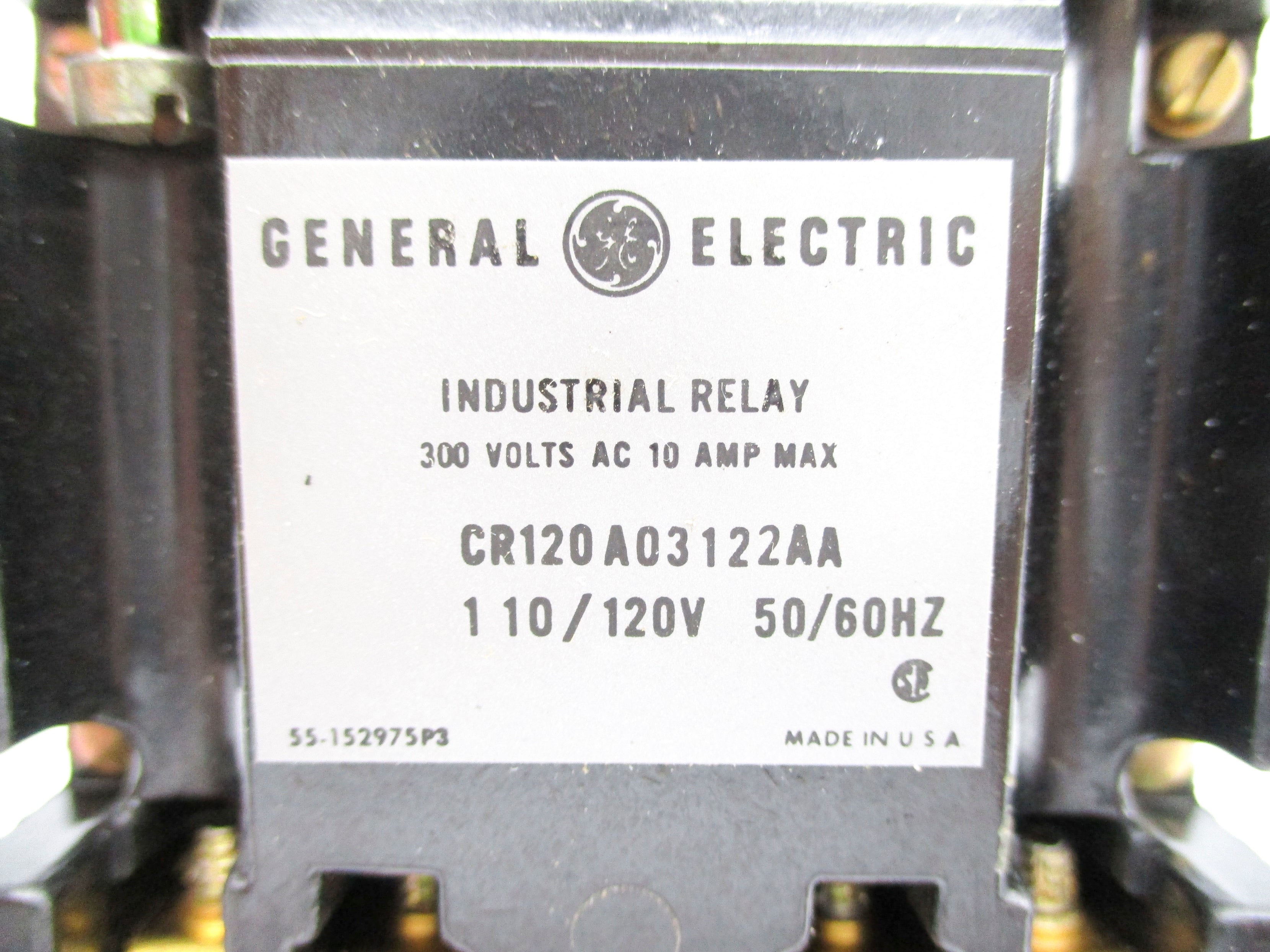 GENERAL ELECTRIC CR120A03122AA 110/120V 10A NSNP