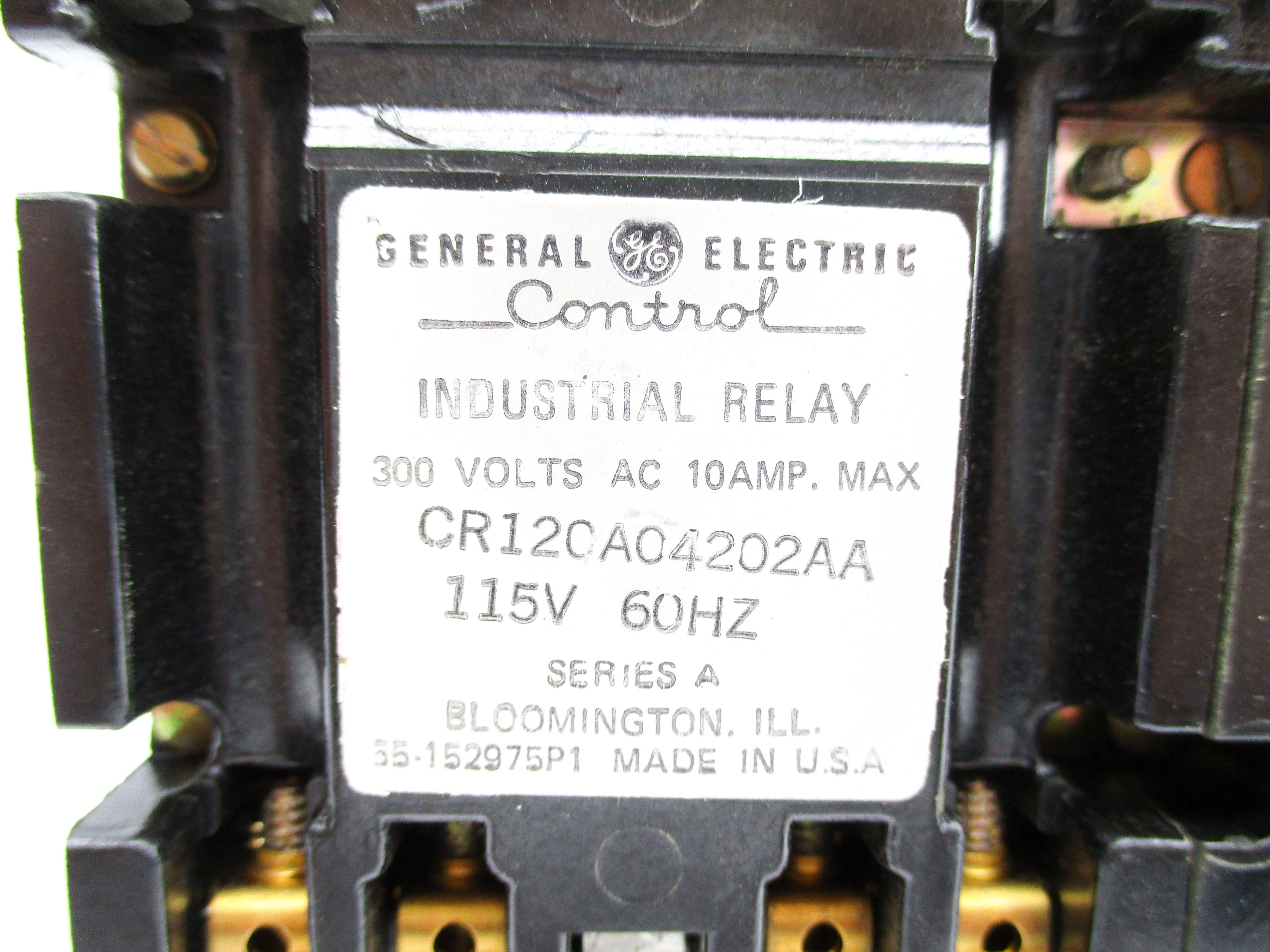 GENERAL ELECTRIC CR120A04202AA SER. A 115V 10A NSNP