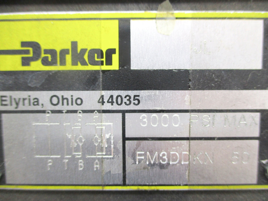 PARKER FM3DDKN50 3000PSI UNMP