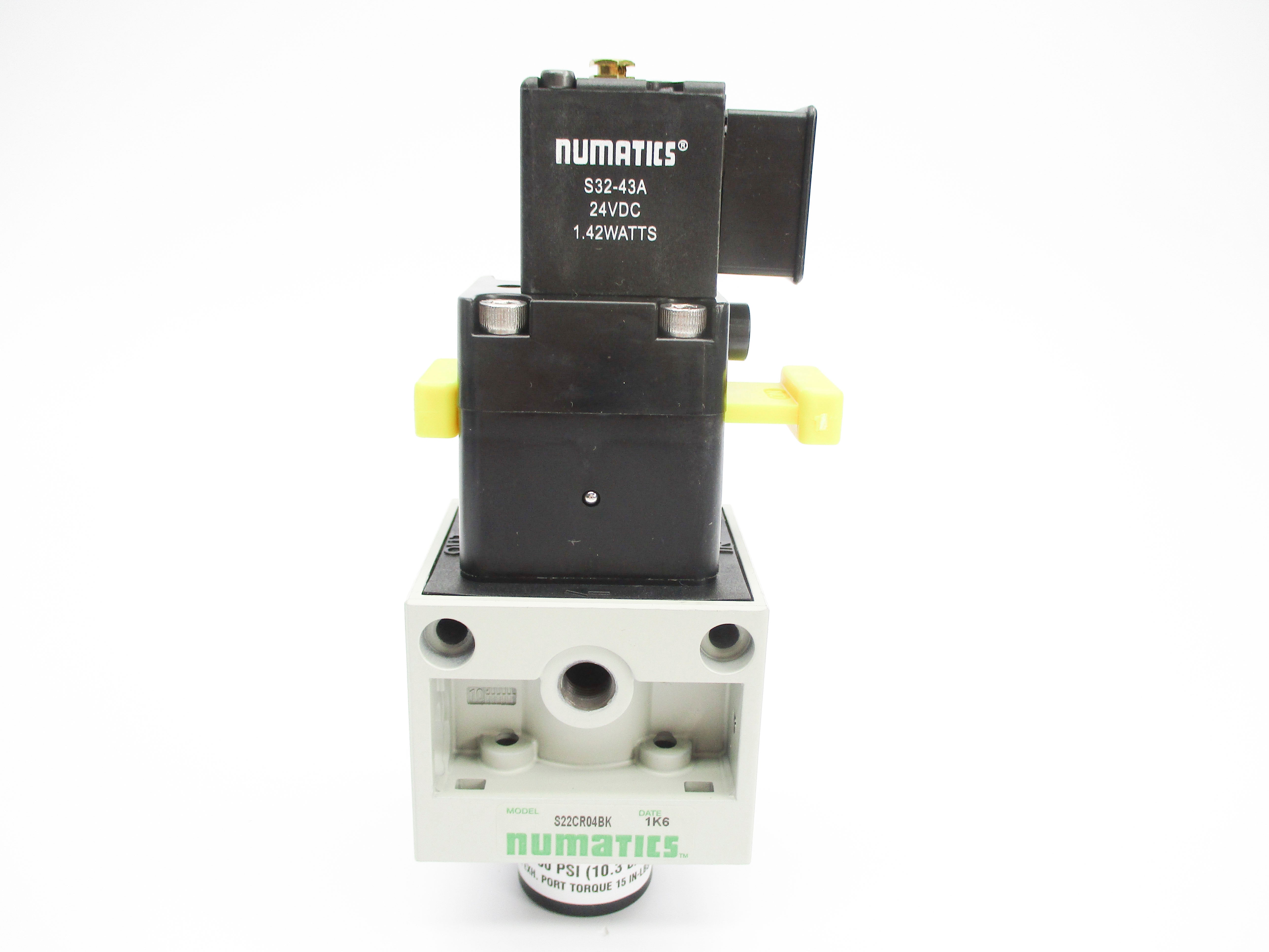 NUMATICS S22CR04BK 150PSI 24VDC NSNP