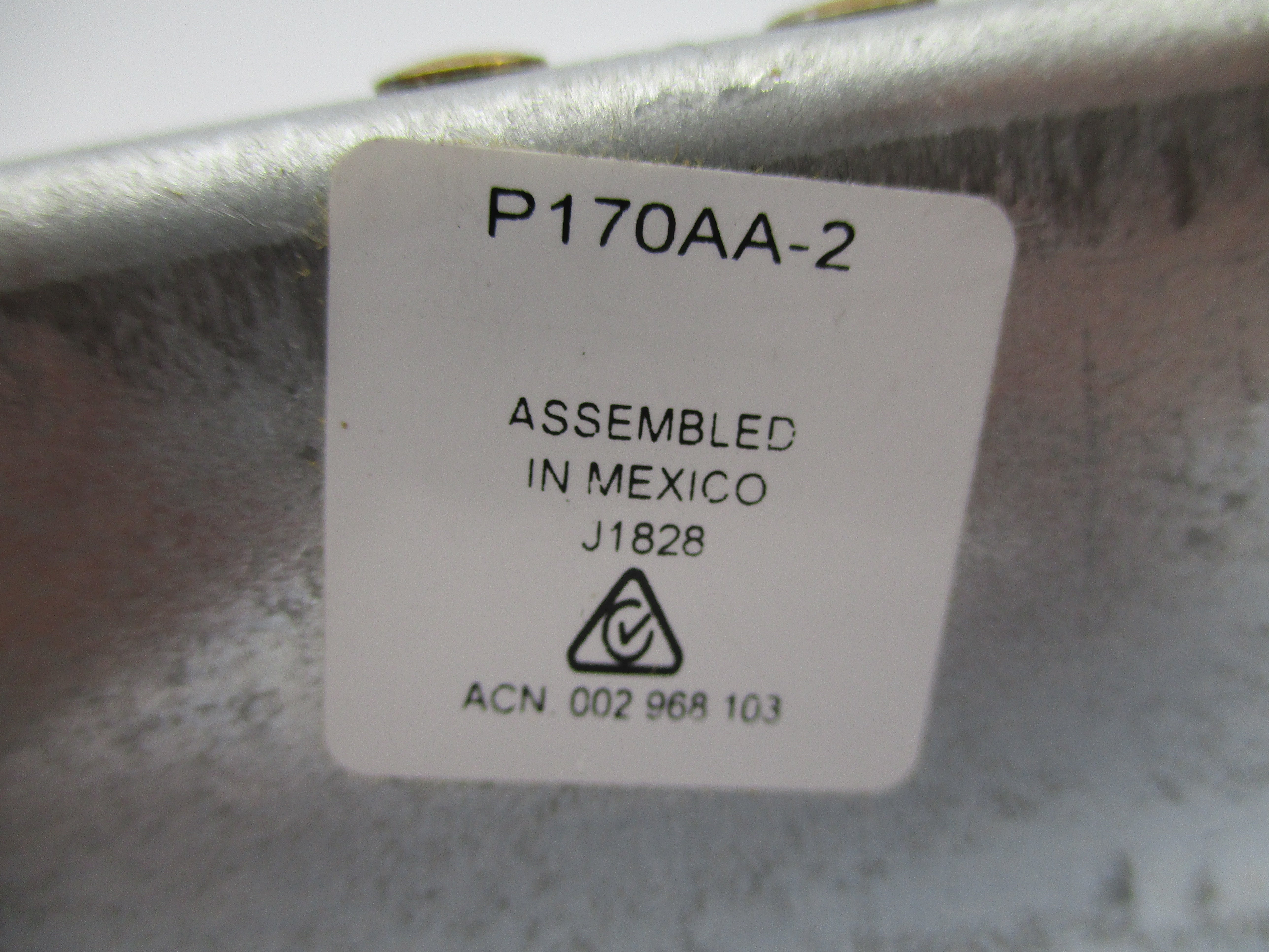 JOHNSON CONTROLS P170AA-2 NSNP
