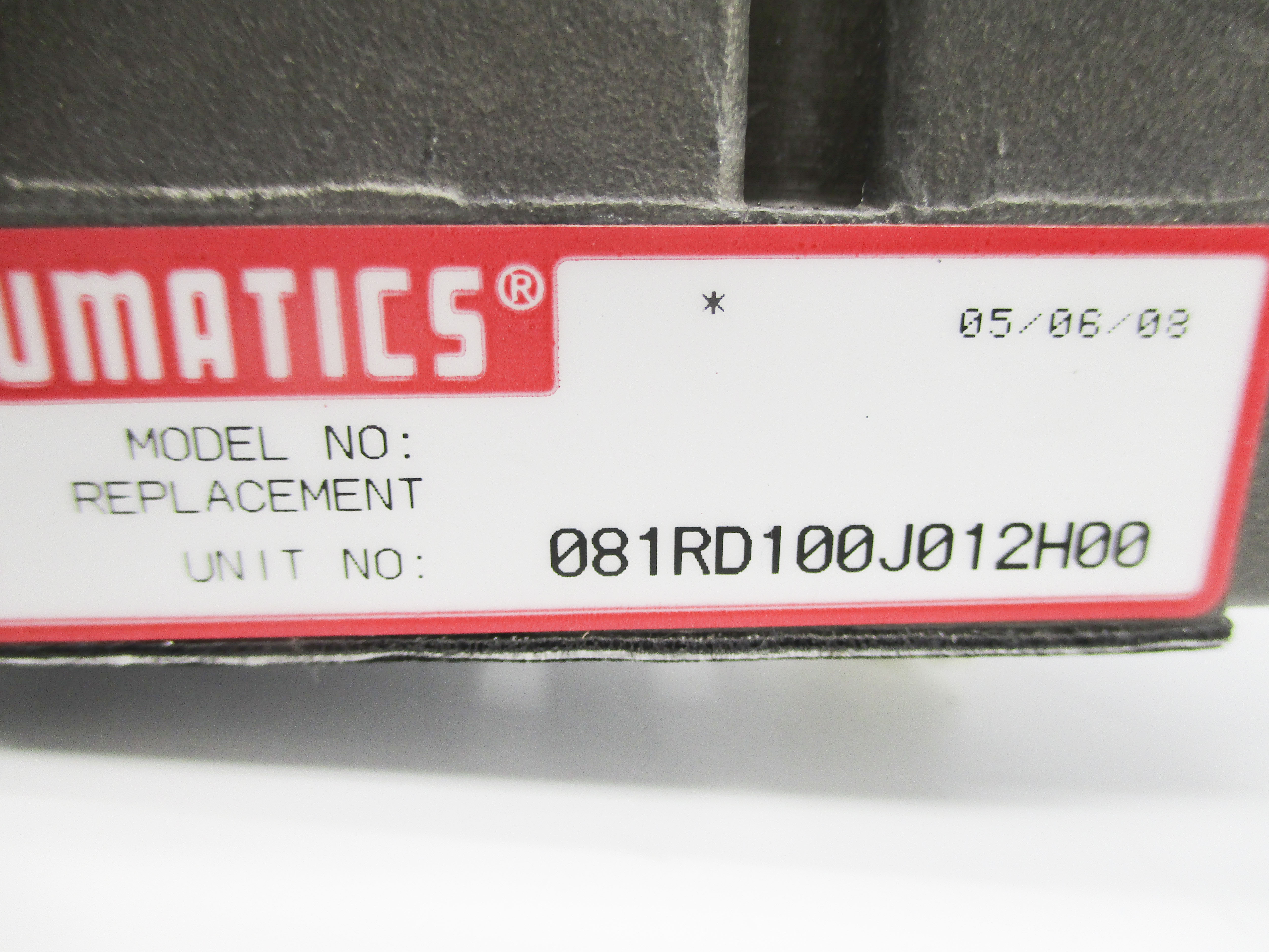 NUMATICS 081RD100J012H00 NSNP