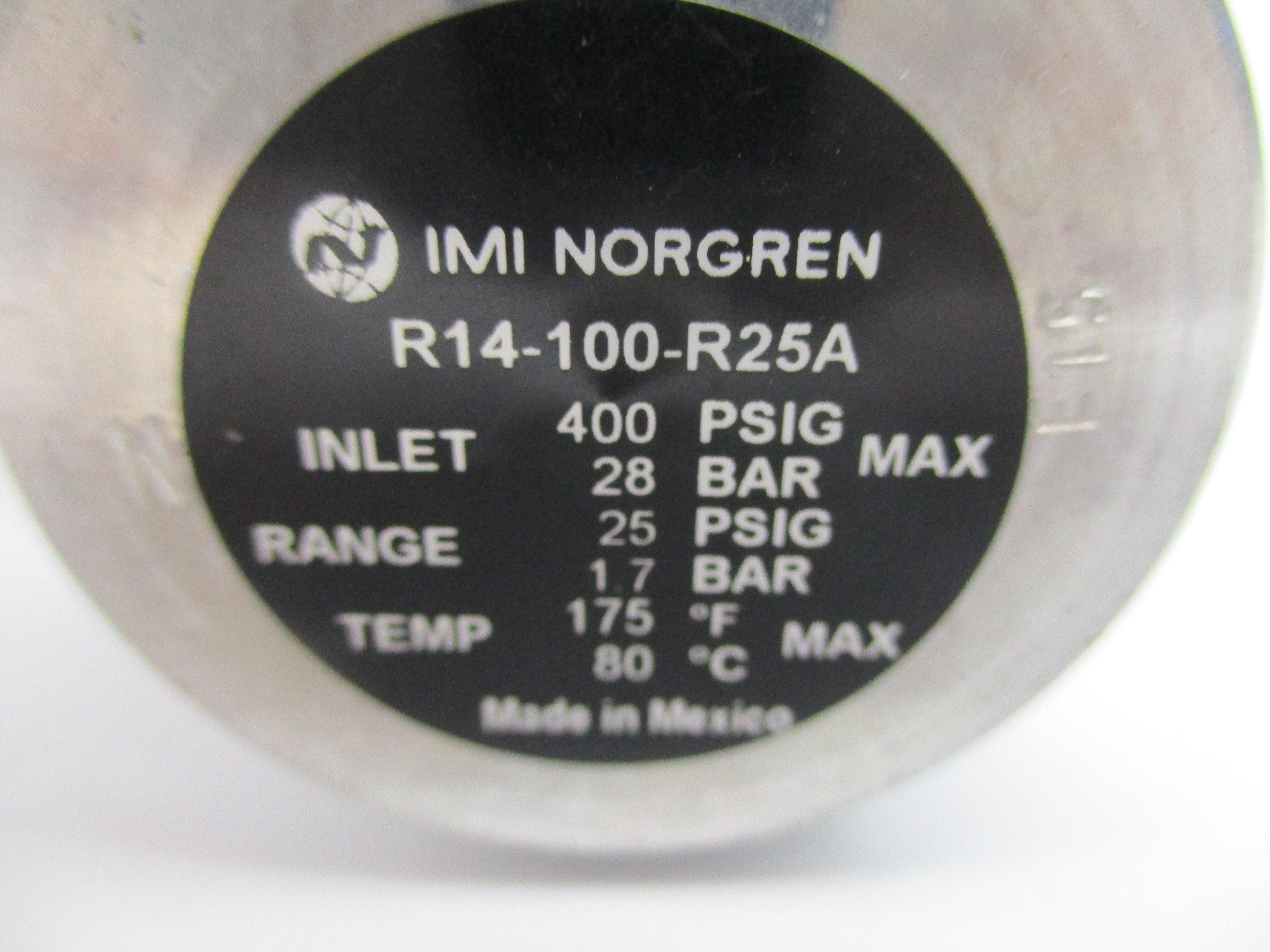 NORGREN R14-100-R25A 400PSIG NSNP