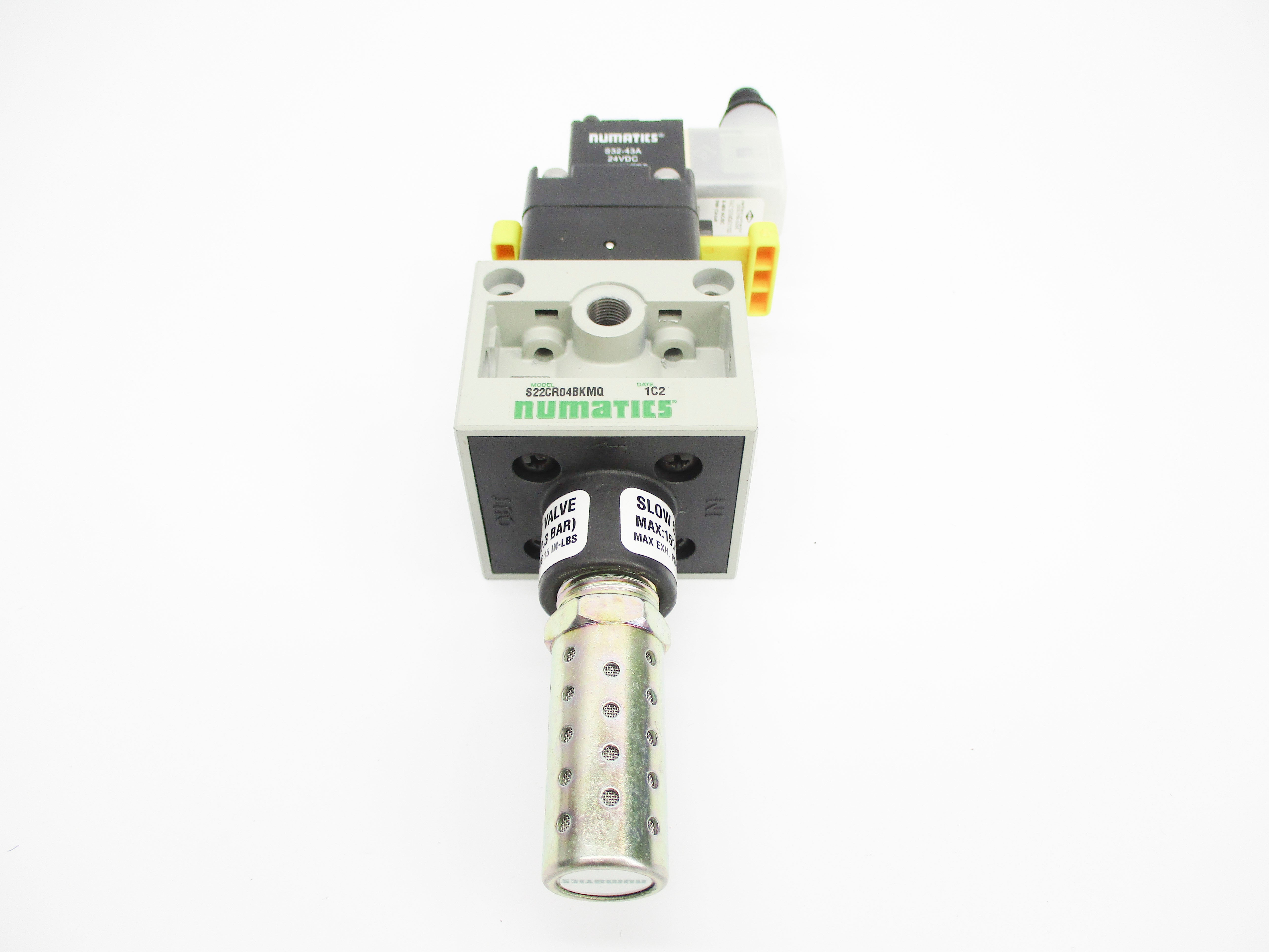 NUMATICS S22CR04BKMQ 150PSI 24VDC NSNP