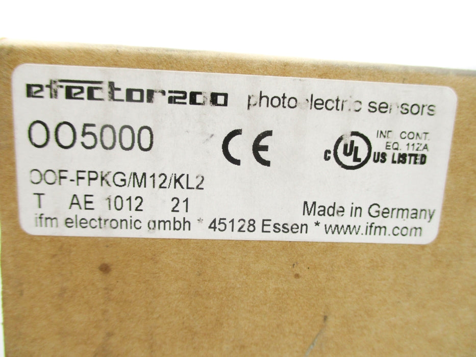 IFM EFECTOR OOF-FPKG/M12/KL2 OO5000 NSMP