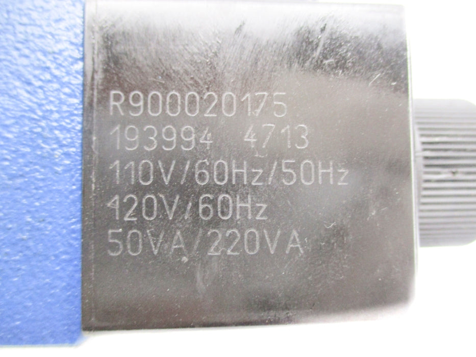 REXROTH 4WE6J62/EW110N9K4/V R900910785 110/120V NSNP