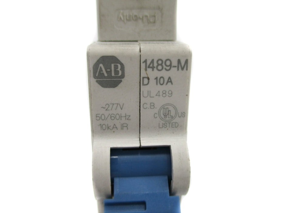 ALLEN BRADLEY 1489-M1D100 SER. D 10A 277V UNMP