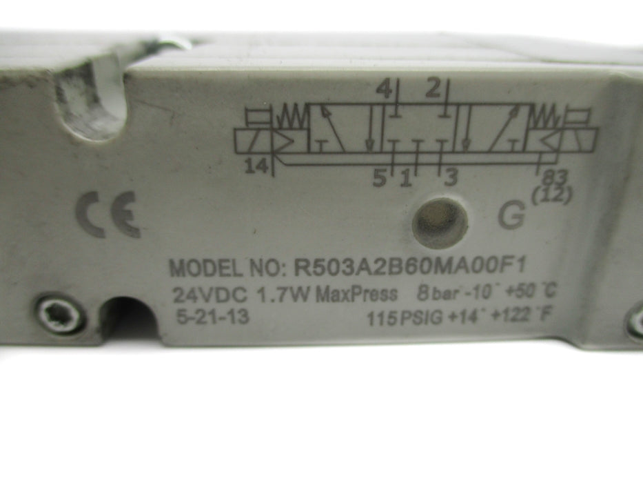 NUMATICS R503A2B60MA00F1 115PSIG 24VDC UNMP