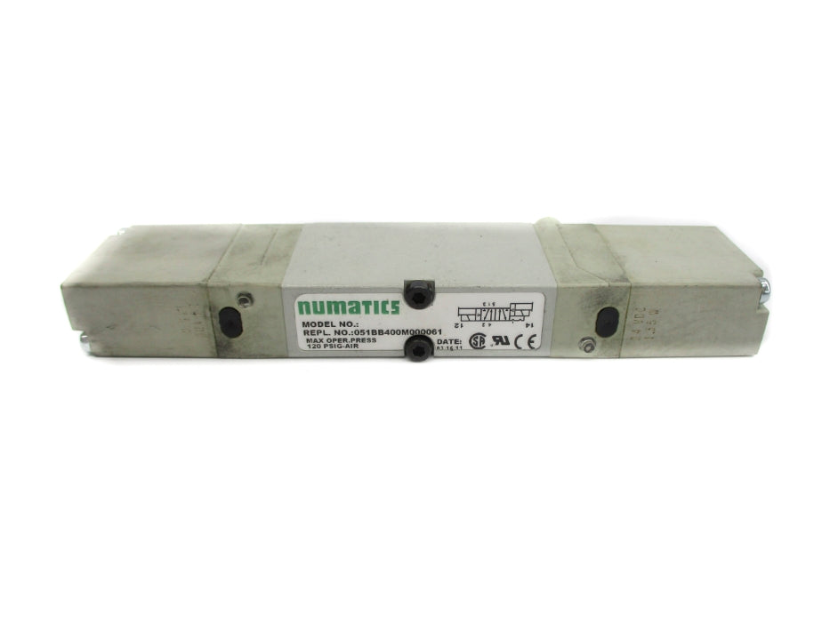 NUMATICS 051BB400M000061 24VDC 120PSI UNMP