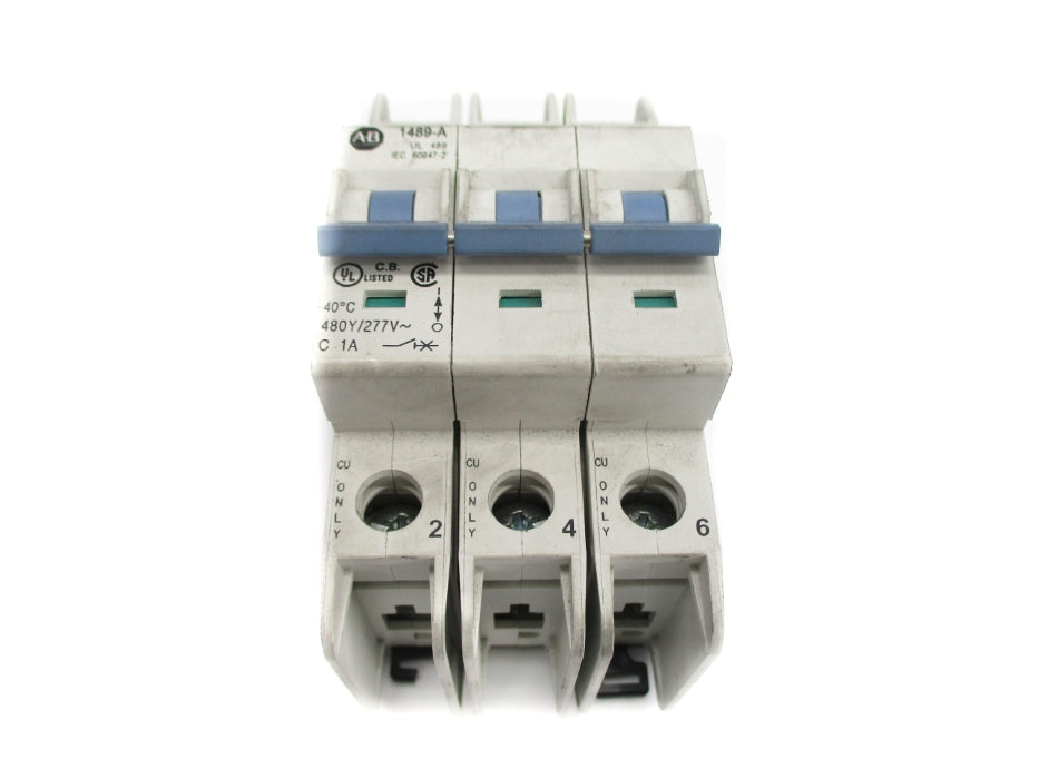 ALLEN BRADLEY 1489-A3C010 SER. A 1A 277V UNMP