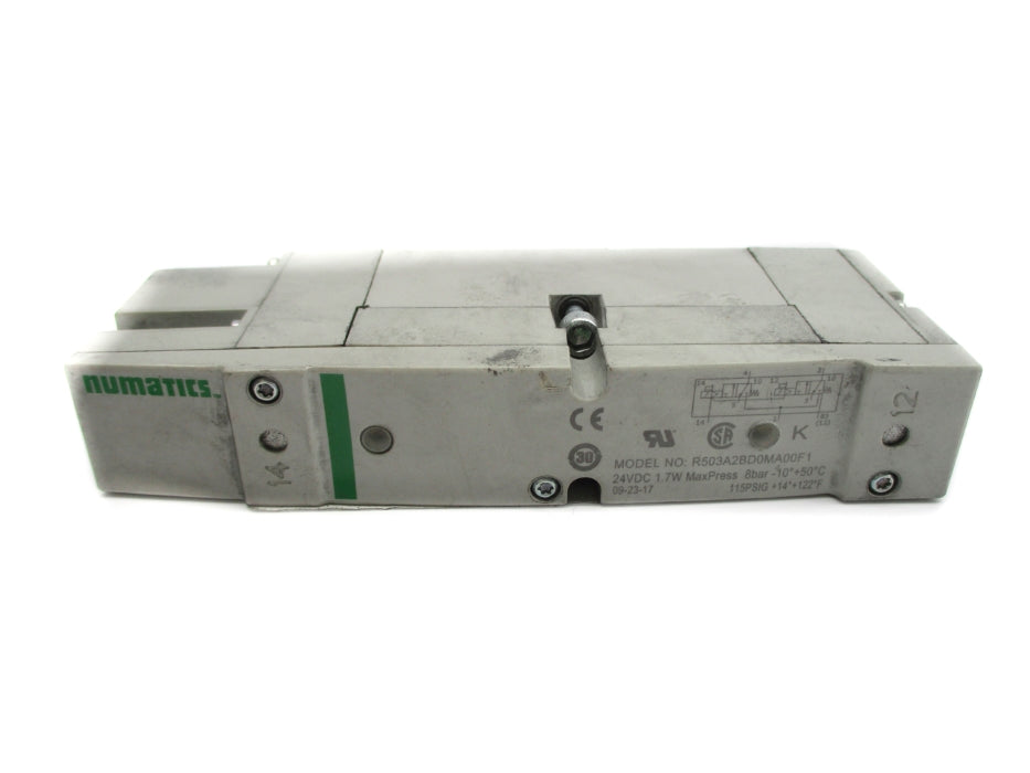 NUMATICS R503A2BD0MA00F1 115PSIG 24VDC UNMP