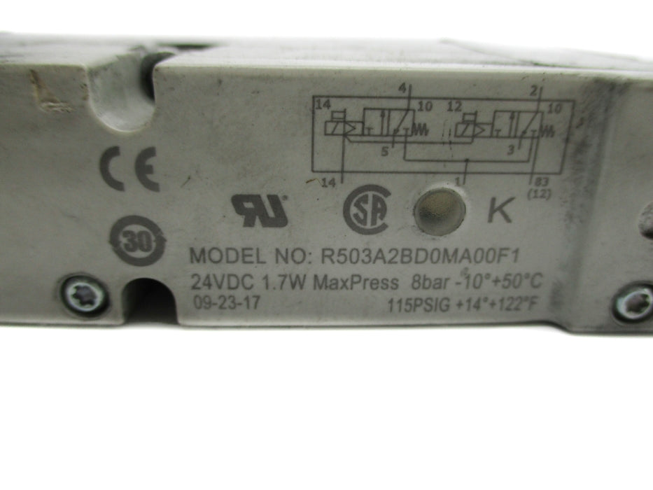 NUMATICS R503A2BD0MA00F1 115PSIG 24VDC UNMP