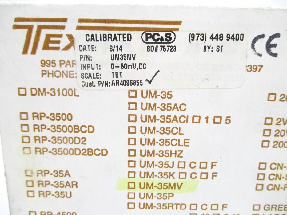 TEXMATE UM-35MV NSMP