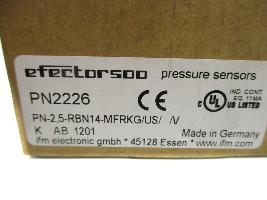 IFM EFECTOR PN-2.5-RBN14-MFRKG/US//V PN2226 NSMP