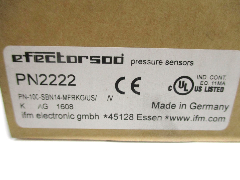 IFM EFECTOR PN-100-SBN14-MFRKG/US//V PN2222 NSMP