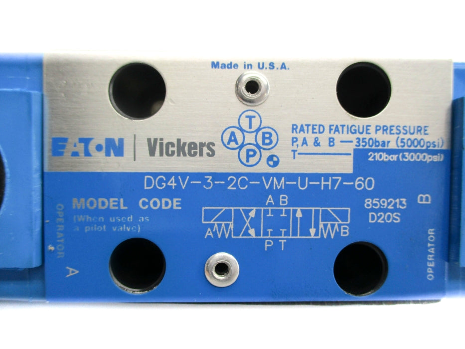 EATON DG4V32CVMUH760 859213 3000-5000PSI 24VDC NSNP
