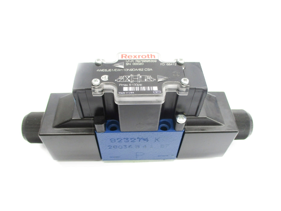 REXROTH 4WE6J61/EW110N9DA/62CSA R978898359 5100PSI NSNP