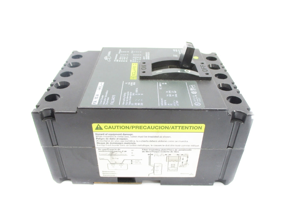 SQUARE D FAL34015 15A (GREEN) NSNP