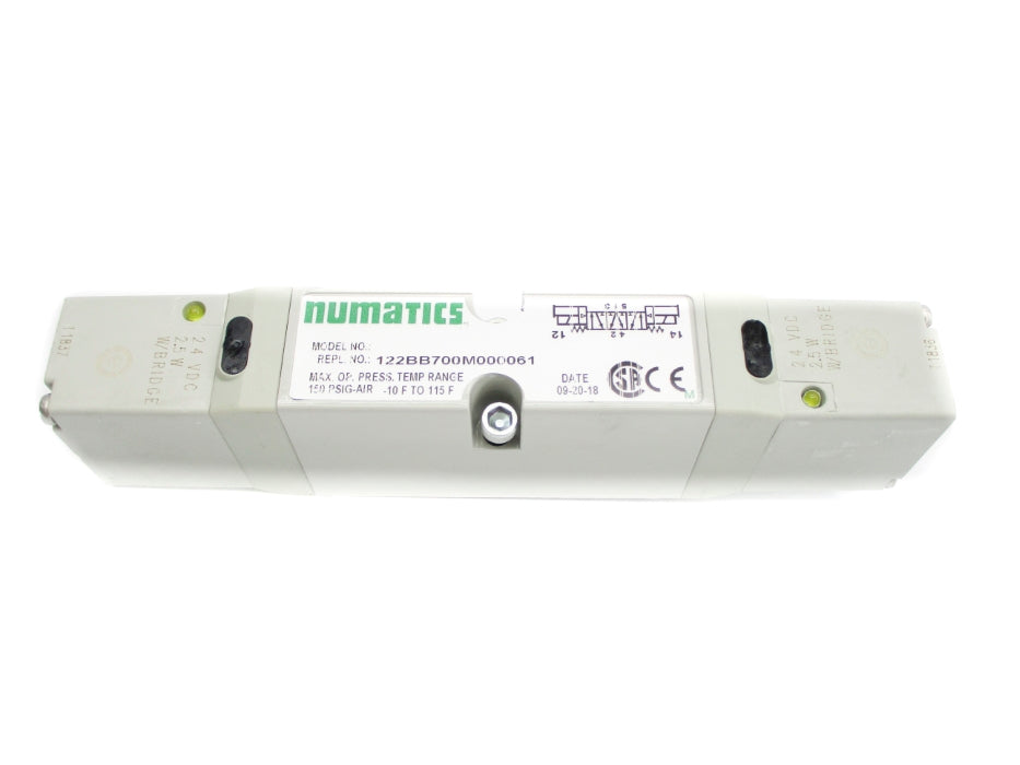 NUMATICS 122BB700M000061 150PSIG 24VDC NSNP