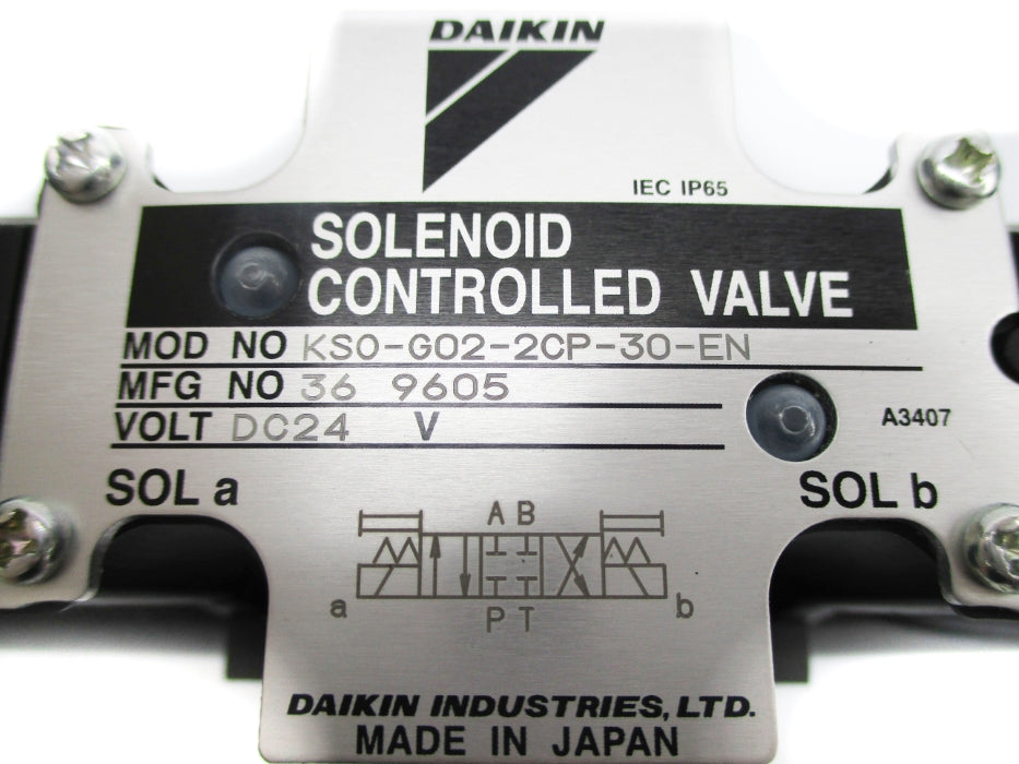 DAIKIN KS0-G02-2CP-30-EN 24VDC NSNP
