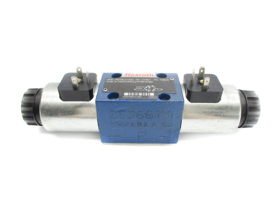 REXROTH 4WE6D62/OFEG24N9K4/62 R978017763 24VDC (AS PICTURED) NSNP