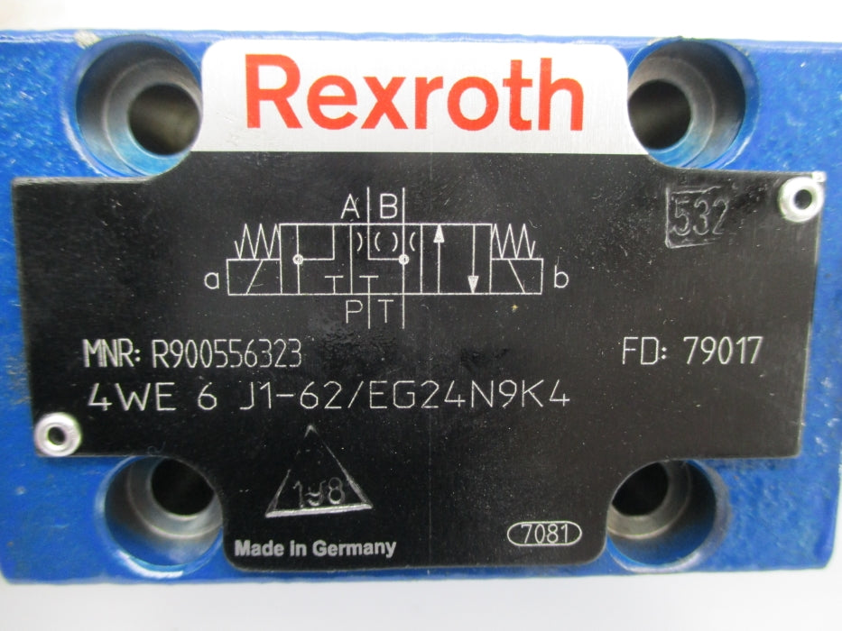 REXROTH 4WE6J1-62/EG24N9K4 R900556323 24VDC NSNP