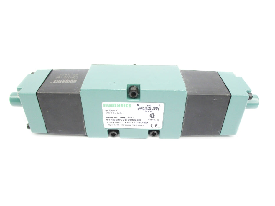 NUMATICS 554SS500K000030 150PSIG 110/120V NSNP