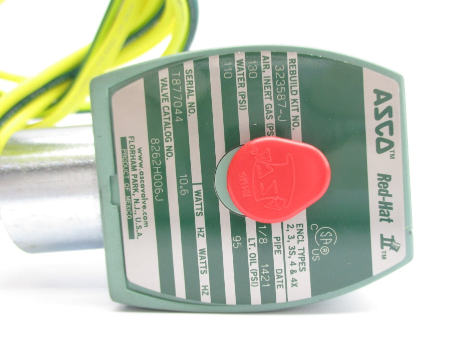 ASCO 8262H006J 110/130PSI 24VDC NSMP