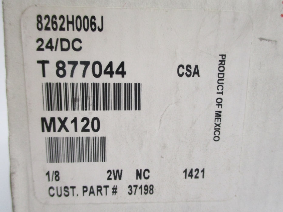 ASCO 8262H006J 110/130PSI 24VDC NSMP