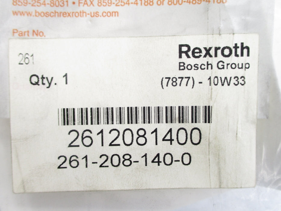 REXROTH 2612081400 24VDC NSMP