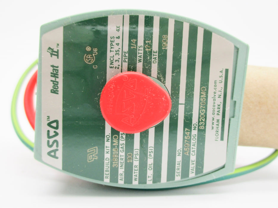 ASCO 8320G705MO 100PSI 120/60 110/50 NSMP