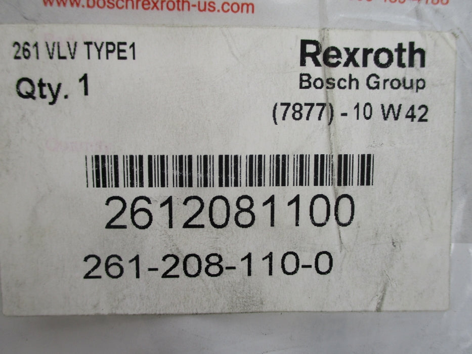 REXROTH 2612081100 24VDC NSMP