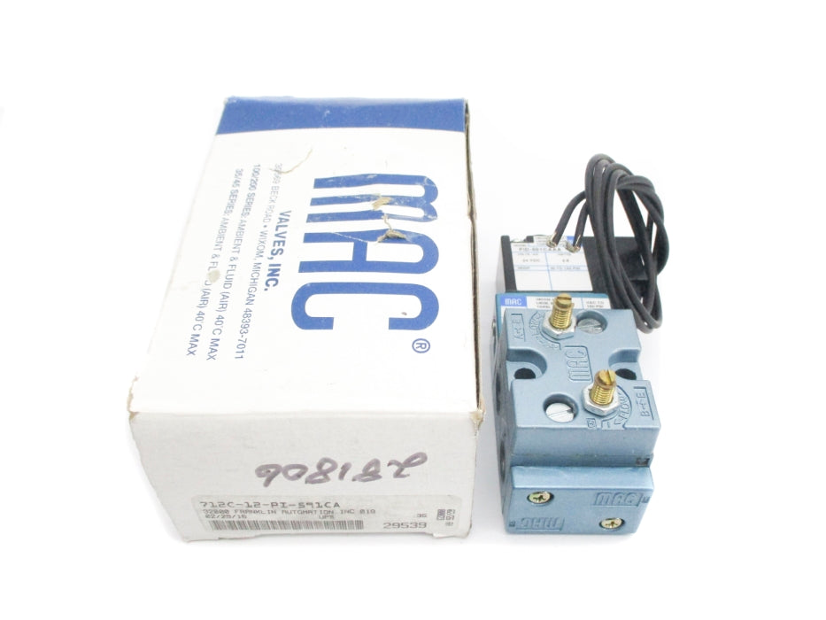 MAC 712C-12-PI-591CA 150PSI 24VDC NSMP