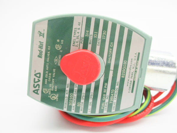 ASCO 8215G030 110/120V 50PSI 3/4" NSMP