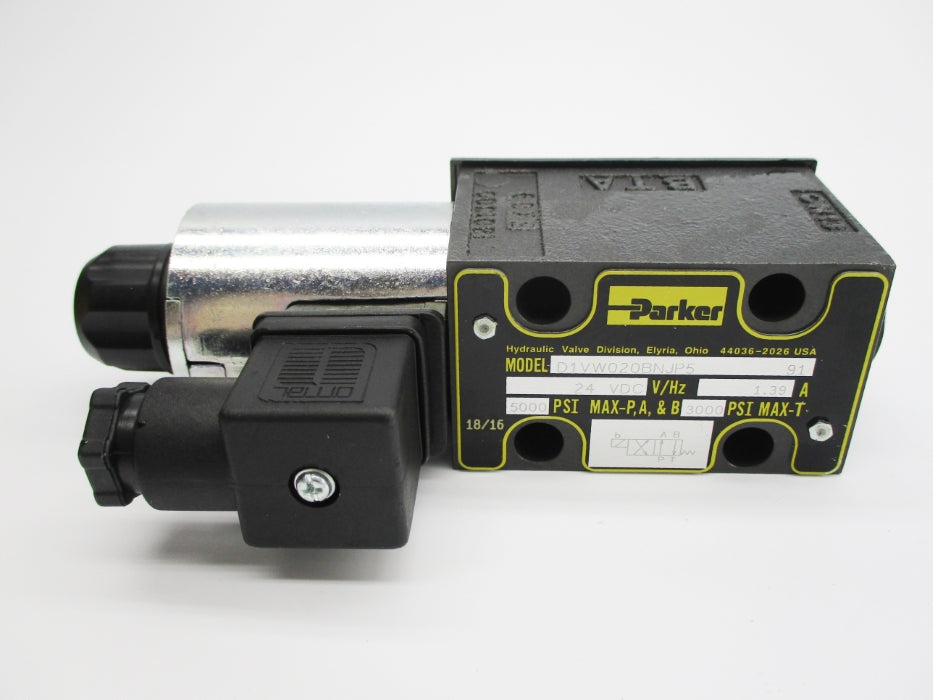 PARKER D1VW020BNJP5-91 3000-5000PSI 24VDC NSMP