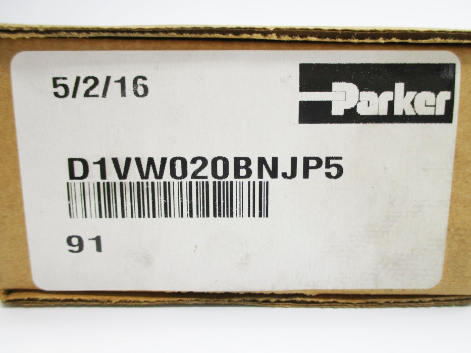 PARKER D1VW020BNJP5-91 3000-5000PSI 24VDC NSMP