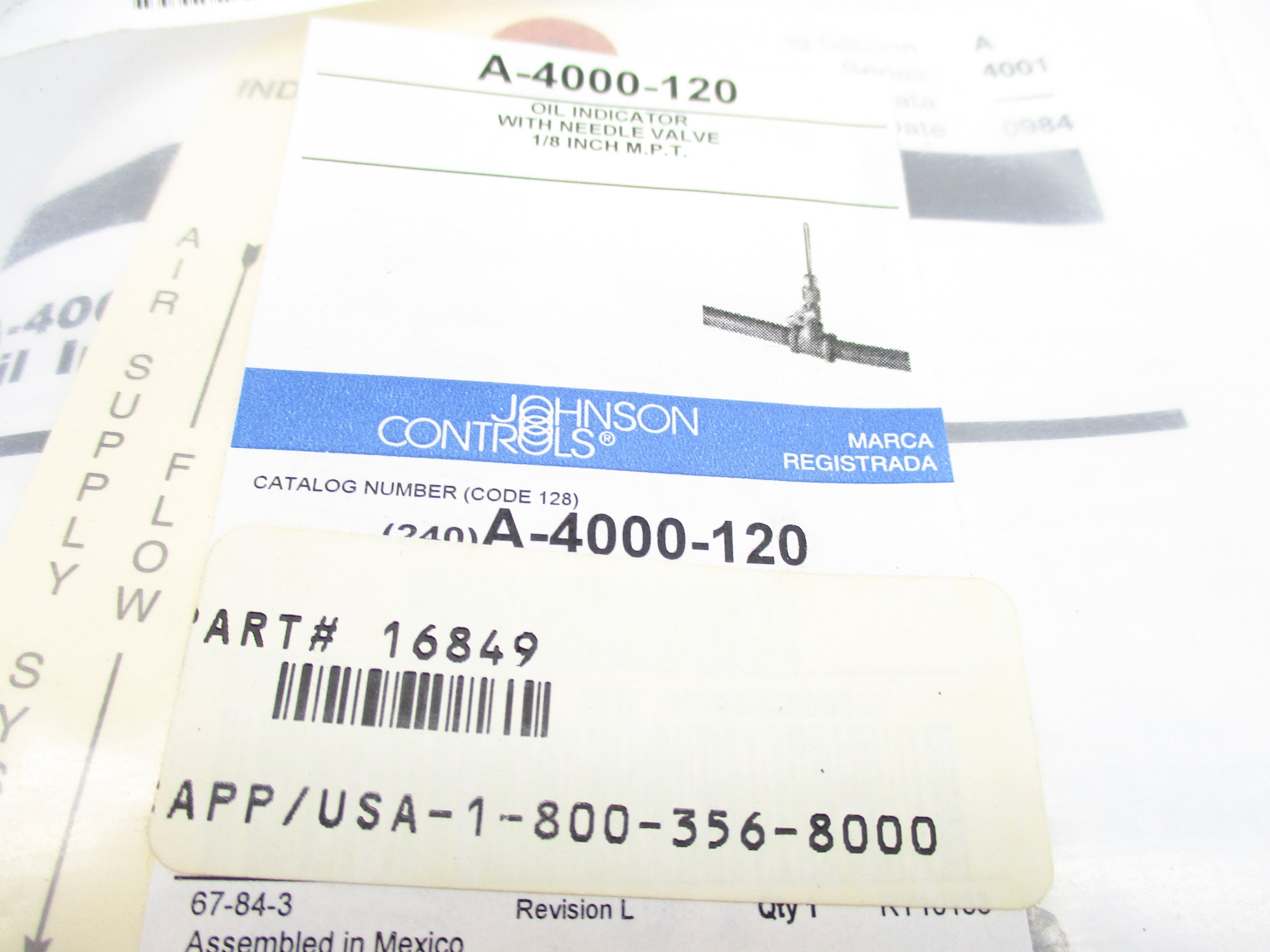JOHNSON CONTROLS A-4000-120 NSMP