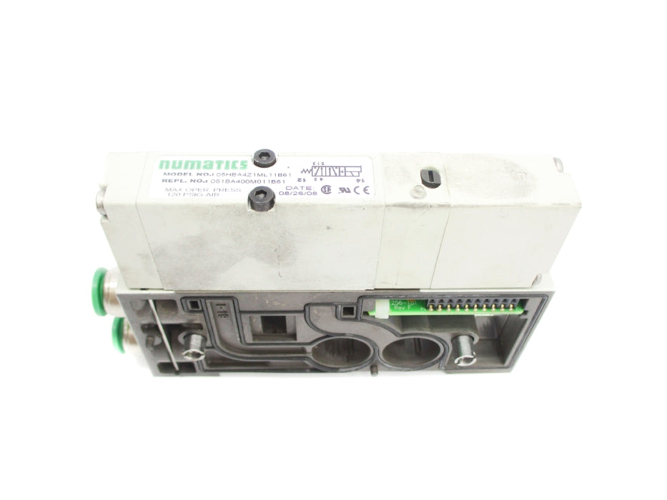 NUMATICS 051BA400M011B61 24VDC 120PSI UNMP