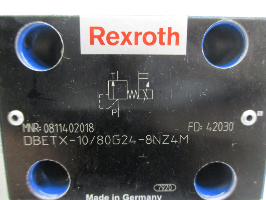 REXROTH DBETX-10/80G24-8NZ4M 0811402018 24VDC NSNP