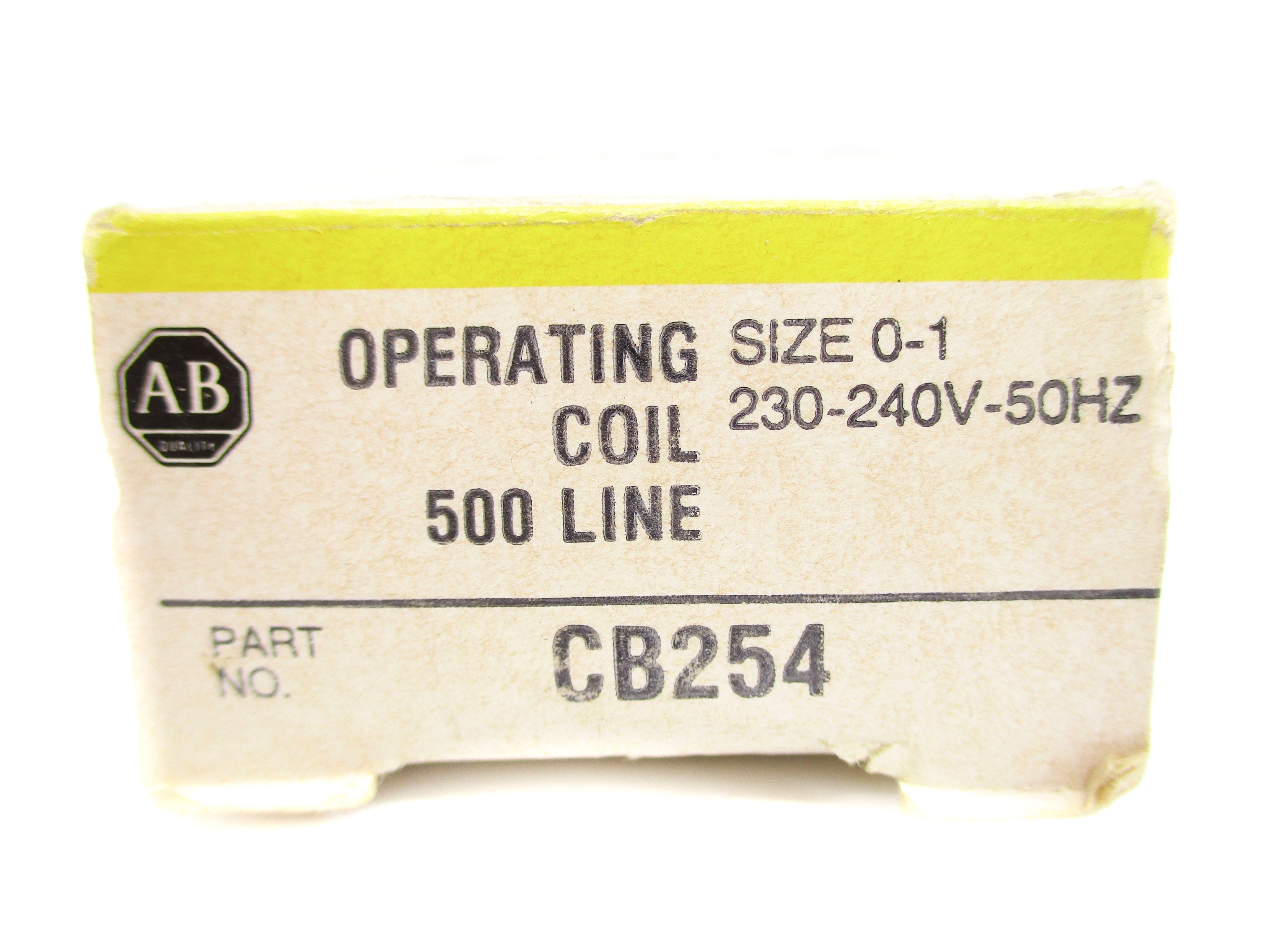 ALLEN BRADLEY CB254 240V (BK/YL) NSMP
