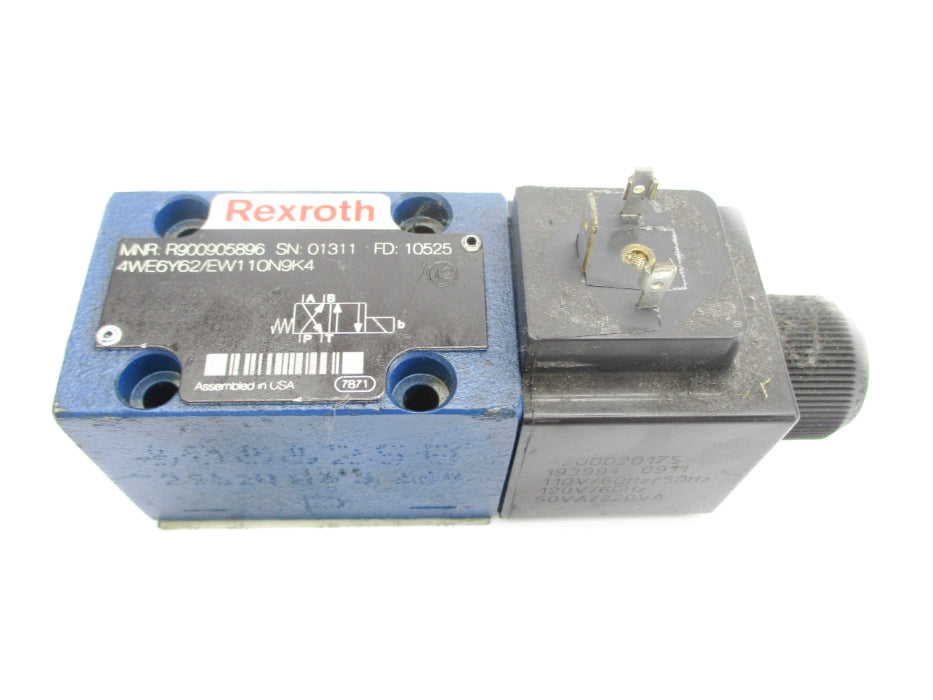REXROTH 4WE6Y62/EW110N9K4 R900905896 110/120V UNMP