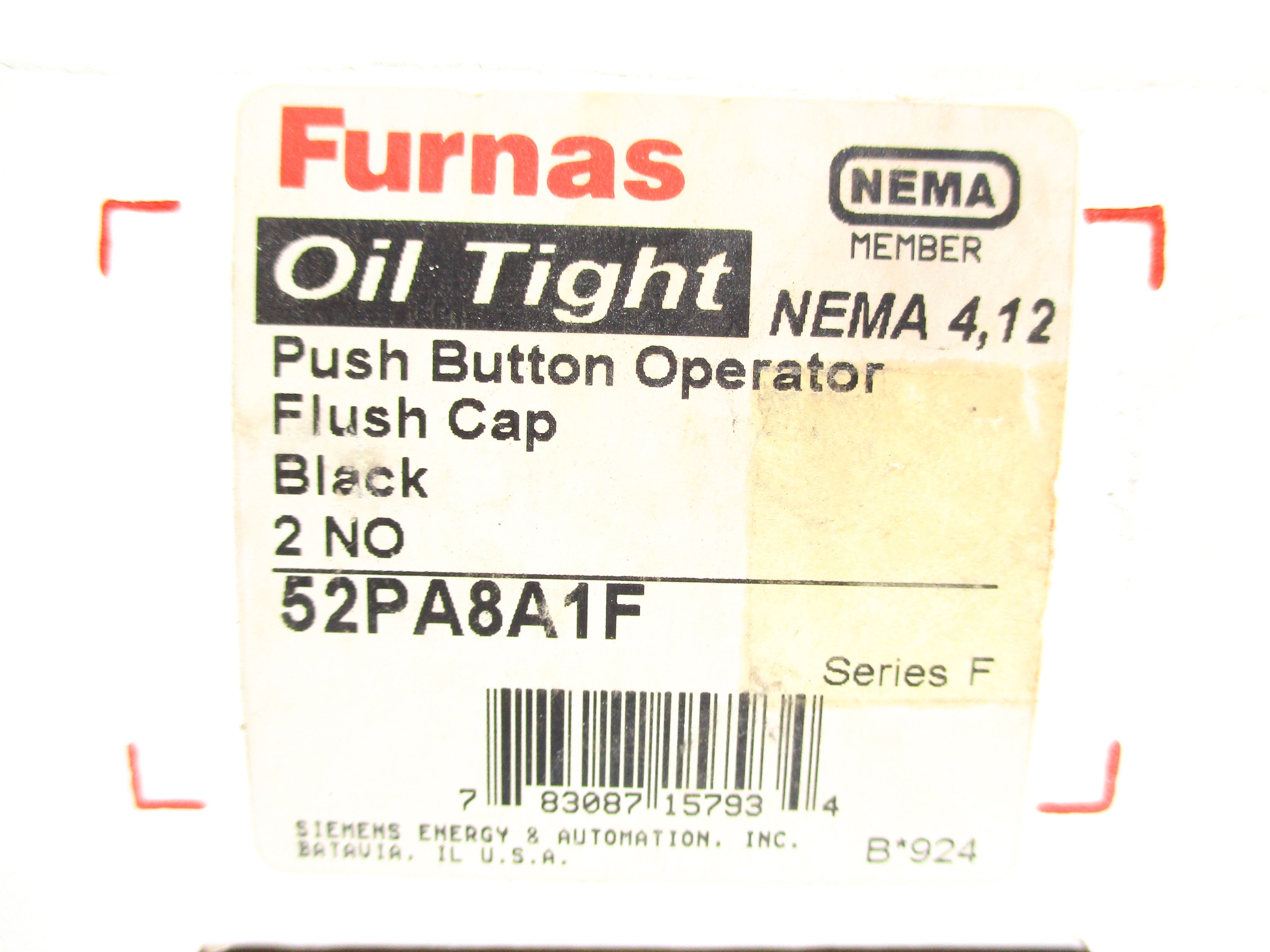 FURNAS 52PA8A1F SER. F NSMP