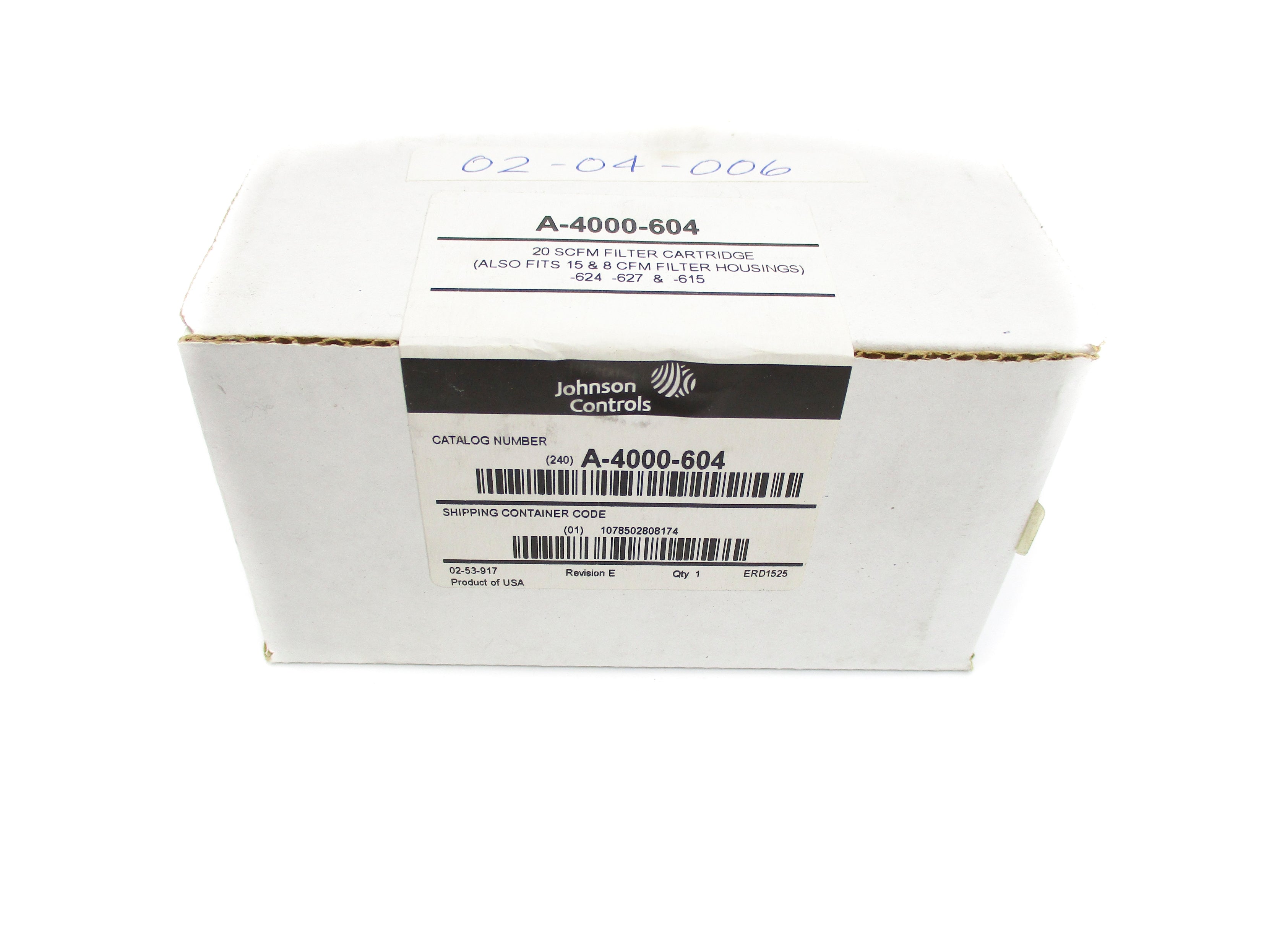 JOHNSON CONTROLS A-4000-604 NSFS