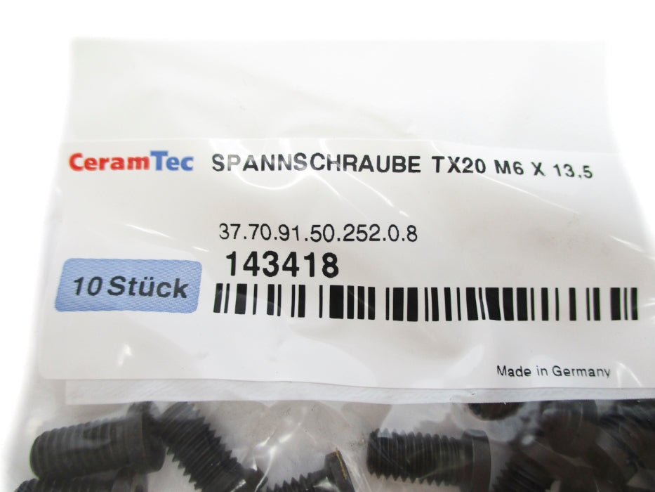 CERAMTEC 37.70.91.50.252.0.8 143418 (PKG OF 10) NSMP