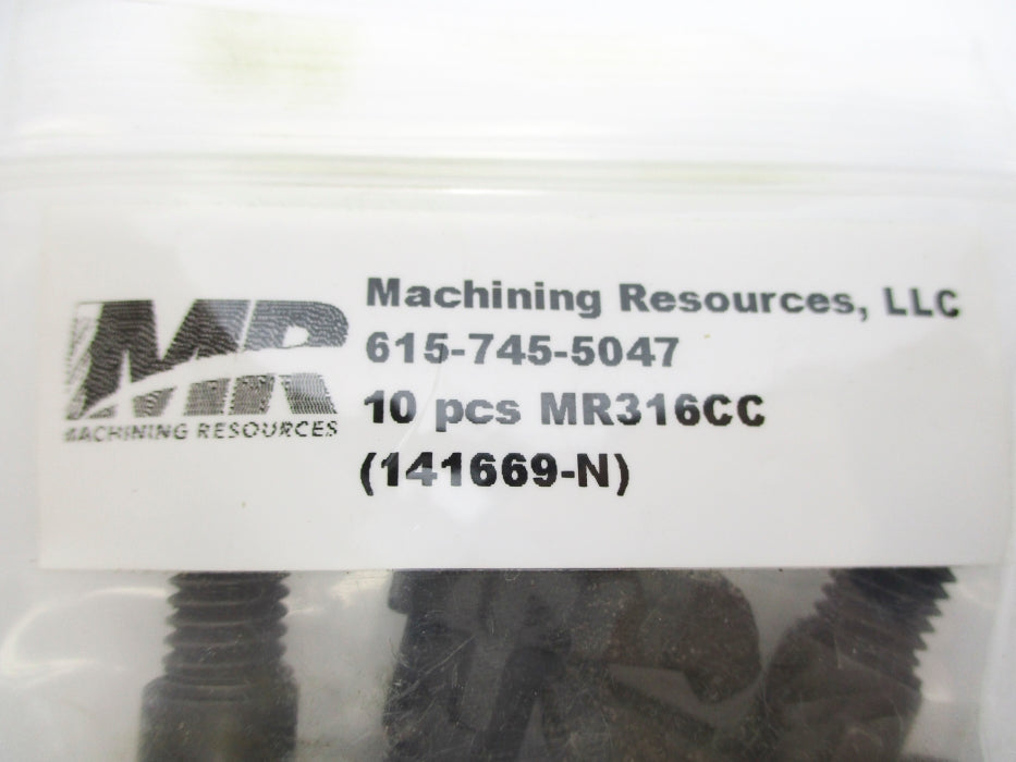 MACHINING RESOURCES MR316CC (PKG OF 10) NSMP