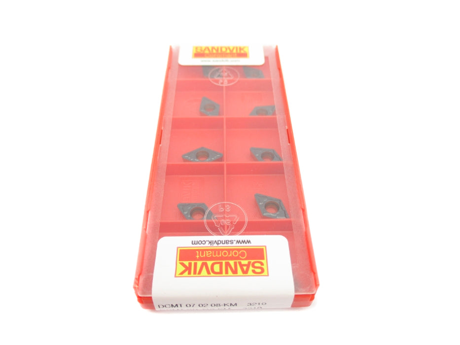 SANDVIK DCMT070208-KM DCMT2(1.5)2-KM-3210 (PKG OF 10) NSFS