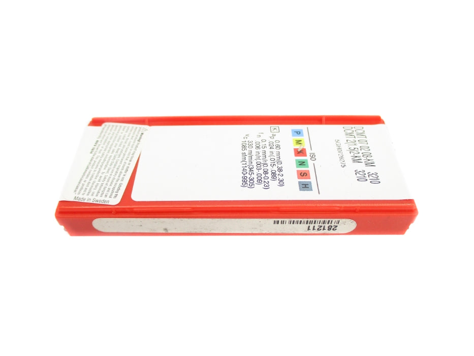 SANDVIK DCMT070208-KM DCMT2(1.5)2-KM-3210 (PKG OF 10) NSFS