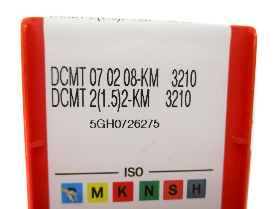 SANDVIK DCMT070208-KM DCMT2(1.5)2-KM-3210 (PKG OF 10) NSFS
