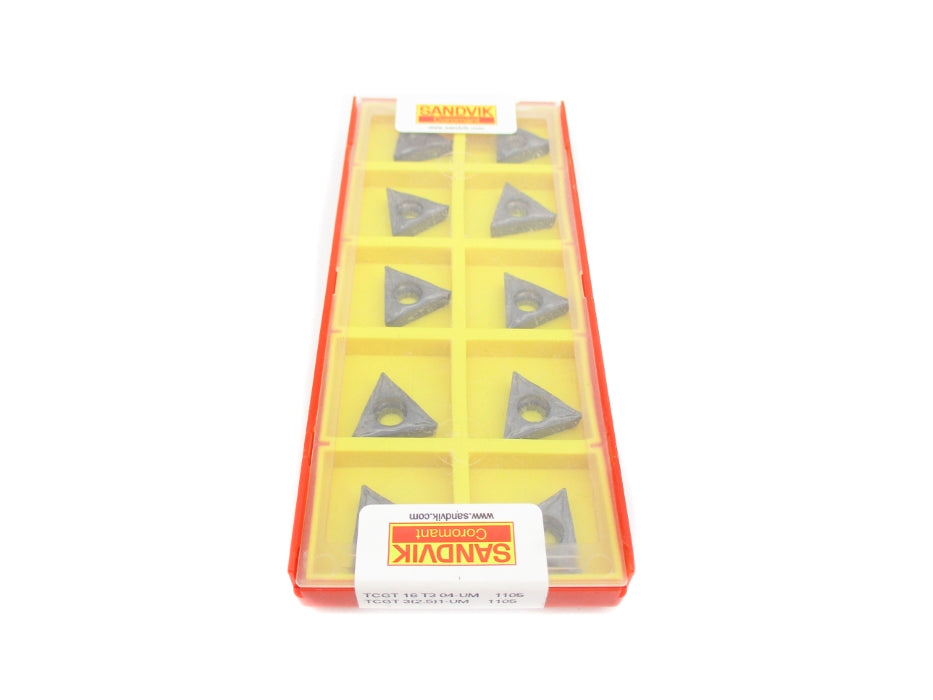 SANDVIK TCGT16T304-UM TCGT3(2.5)1-UM-1105 (PKG OF 10) NSFS