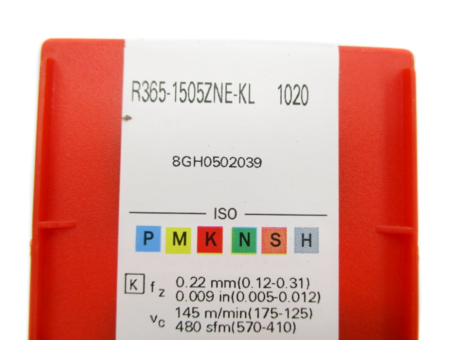 SANDVIK R365-1505ZNE-KL-1020 (PKG OF 10) NSFS